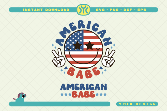 American Babe SVG 4th of July SVG