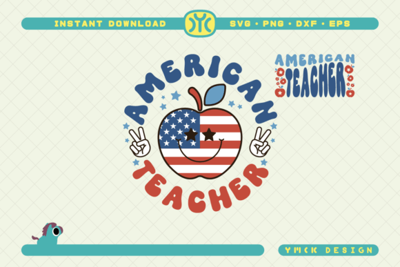 American Teacher SVG 4th of July SVG