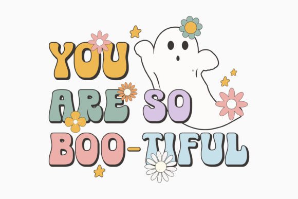 Halloween You Are so Boo Tiful Retro