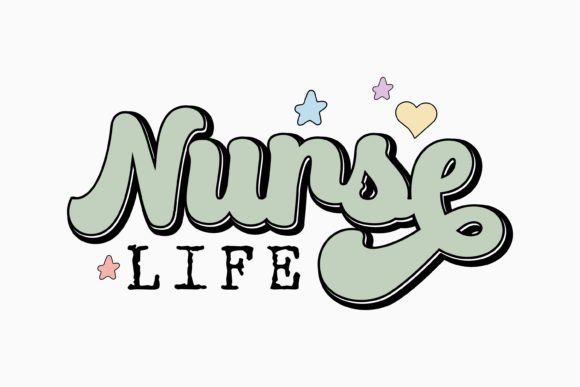 Nurse Life Retro Nurse Svg