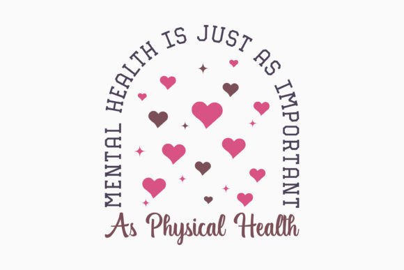 Retro Mental Health Quote SVG