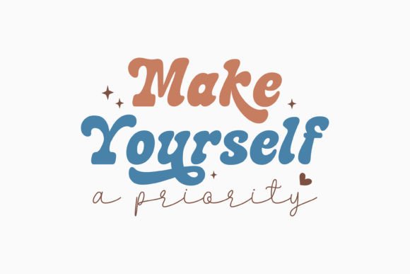 Retro Mental Health Quote SVG