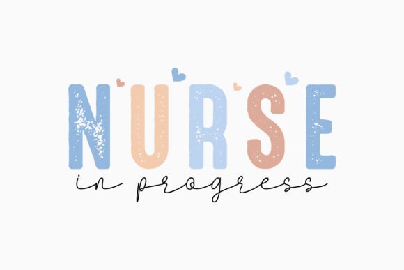 Retro Nurse Quote SVG Nurse in Progress
