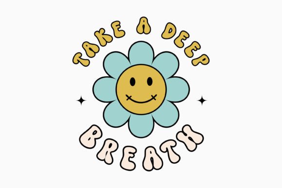 Take a Deep Breath Retro Svg